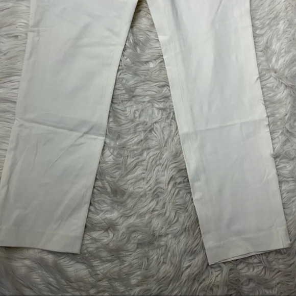 New Veronica Beard Roxy Baby Bell Front Zip Pocket Ankle Pant White - Picture 3 of 12